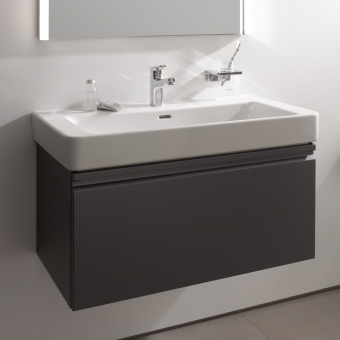 Spintelė praustuvui Laufen PRO S 810x450x390 mm, 1 stalčius, tinka praustuvui 813965, spalva - grafito 